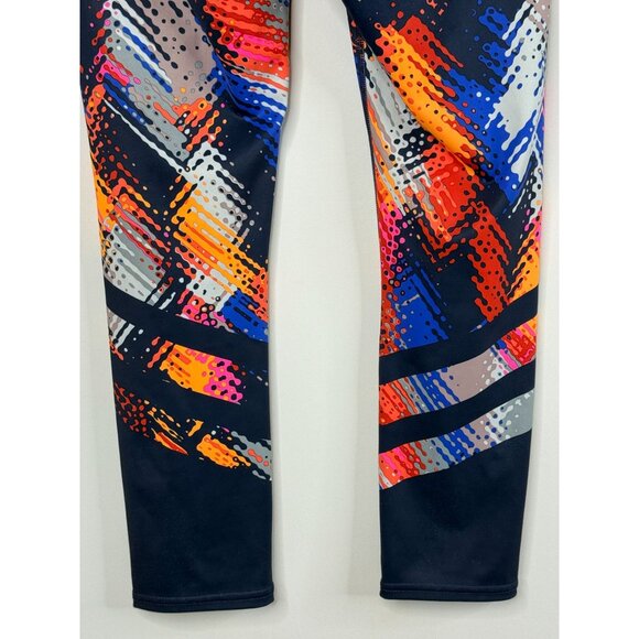 Athleta Leggings Womens XS Capri Cropped Pants Multicolor Print Activewear - Picture 7 of 12